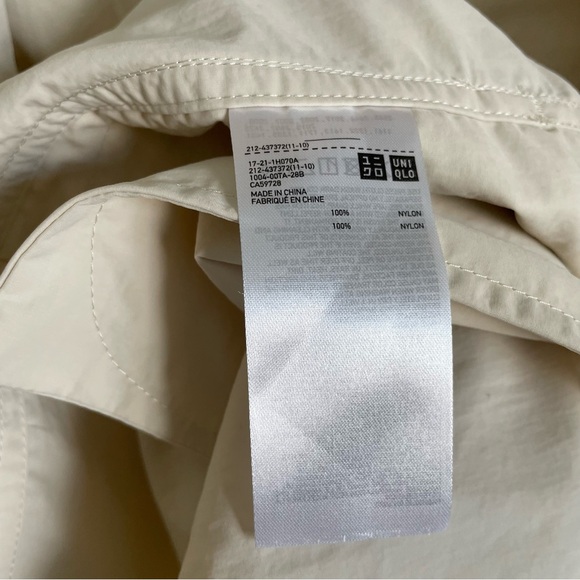 Uniqlo U Light Long Zip Up Jacket XS - Picture 6 of 9